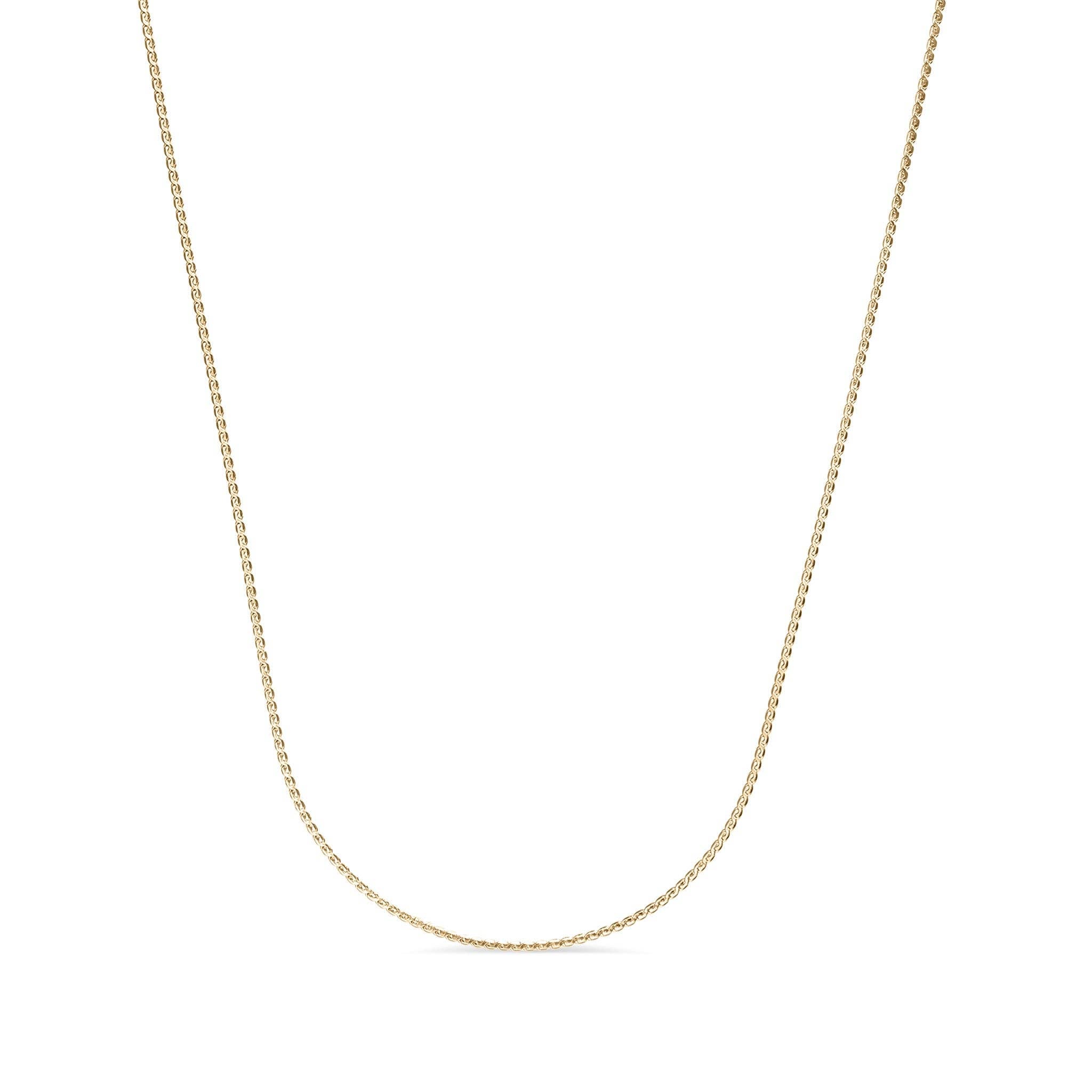 18K Gold PVD Stainless Steel Serpentine Chain Necklace